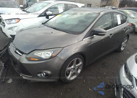 2012 Ford Focus Titanium из США, поврежденный, VIN 1FAHP3N25CL346399
